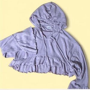 Urban Outfitters Lizzie Ruffle Hoodie